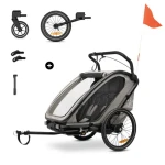 Hauck Bike N cyklovozík Walk Duo 3v1 light grey (HK515082)