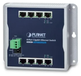 Planet WGS-803 / Switch / 8x RJ-45 10/100/1000 / Neriadený / Nástenný (WGS-803)