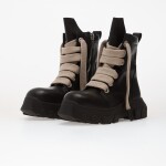 Tenisky Rick Owens Leather Boots - Jumbolace Army Bozo Tractor Black/ Black EUR 42