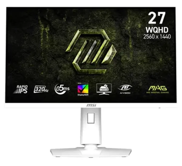 27" MSI MAG 274QRFW X32 biela / QHD / IPS / 16:9 / 0.5ms / 1000:1 / 300cd-m2 / HDMI+DP / VESA (MAG 274QRFW X32)