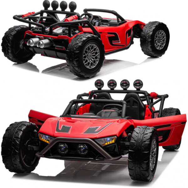 Mamido Elektrické autíčko Buggy Racing 2x200W PA0281 červené