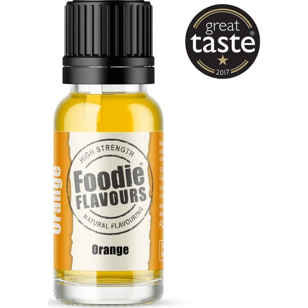 Prírodné koncentrované aróma 15 ml pomaranč - Foodie Flavours - Foodie Flavours