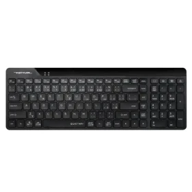 A4Tech FStyler FBK23 AS čierna / Bezdrôtová klávesnica / CZ layout / Bluetooth / 2.4GHz USB-A Nano prijímač (FBK23AS-BK)