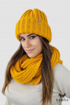 Kamea Hat&Scarf K.23.212.25 žltá OS