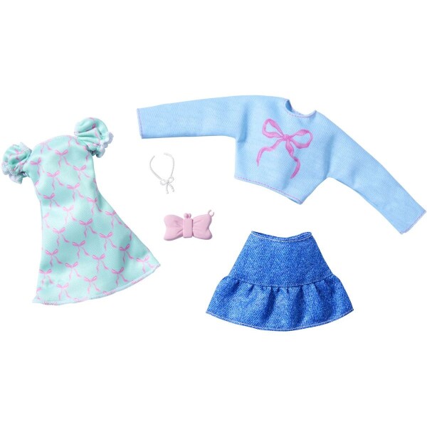 Mattel HYV05 Barbie Oblečenie 2 oblečky a 2 doplnky pre bábiku