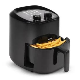 Huslog Teplovzdušná fritéza čierna / Teplovzdušná fritéza / 1400 W / 3,5 l / 80-200 ° C / časovač 60 min (OWN000135)