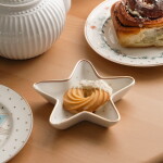 GREEN GATE Porcelánový tanier v tvare hviezdy Juana White