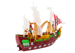 Mamido Rímska loď s katapultom a palmami so svetlami a zvukmi