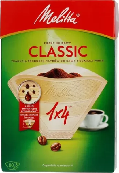 Melitta Gourmet Intense / Kávové filtre / papierové / veľkosť 4 / 80 ks (98056)
