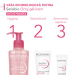 BIODERMA Sensibio očný gél-krém na kruhy pod očami a vrásky 15 ml