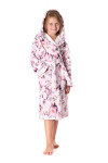 Detský župan Toya s kapucňou ružový - Vestis dětské č. 116