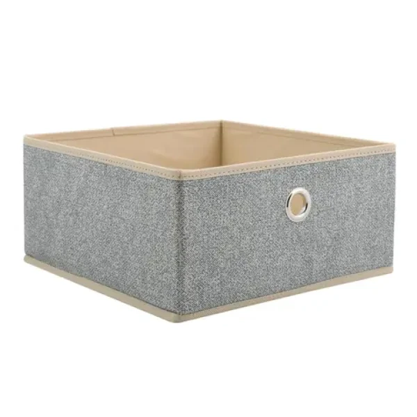 MSV priedušný zásuvkový box sivý / polypropylén / 26.5 x 26.5 x 13 cm (3700703911326)