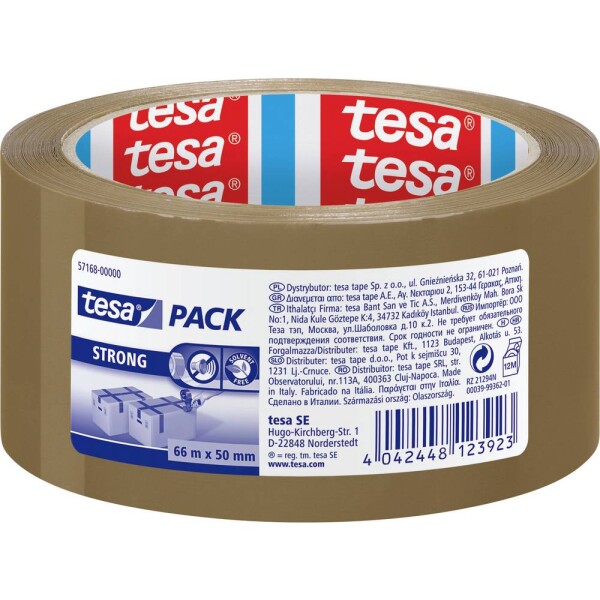 Tesa 57168-00000-11 lepiaca páska TESAPACK® svetložltá (d x š) 66 m x 50 mm 1 ks; 57168-00000-11