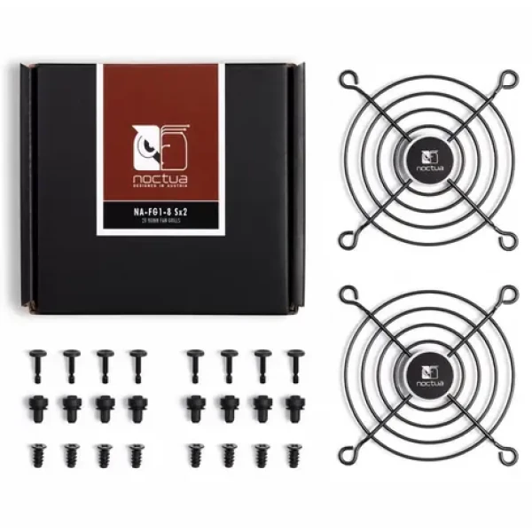 Noctua NA-FG1-8 SX2 (2ks) čierna / Mriežka pre ventilátor / 80 mm (NA-FG1-8 SX2)