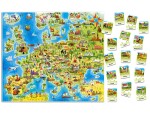 Mamido Puzzle Castorland Mapa Európy 180 dielikov Kvíz