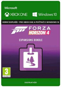 XONE Forza Horizon 4: Expansions Bundle DLC / Elektronická licencia / Závodné / Angličtina / od 3 rokov / DLC pre Xbox One (7CN-00046)
