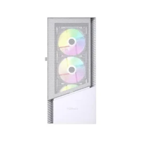 Gembird Fornax 4300W biela / Skriňa / Midi Tower / ATX / ARGB / Priehľadná bočnica (CCC-FC-4300W)