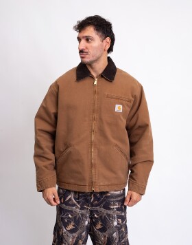 Carhartt WIP OG Detroit Jacket WIP H Brown/Tobacco stone canvas M