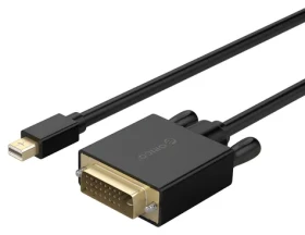 Orico XD-MDTD čierna / Adaptérový kábel / Mini DisplayPort - DVI / Full HD 60Hz / 3 m