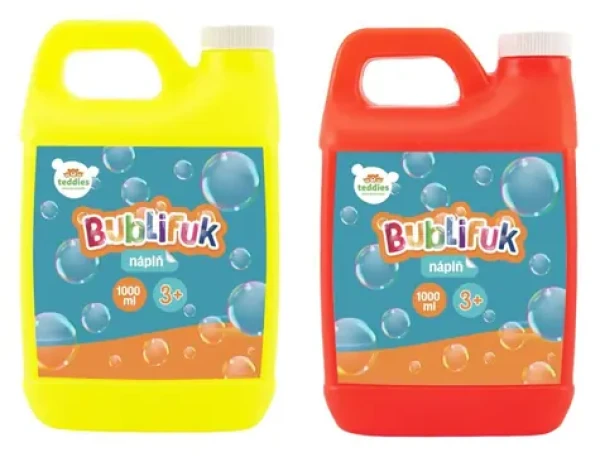 TEDDIES Náplň do bublifuku 1 l, 2 farby