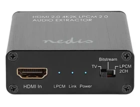 Nedis VEXT3470AT HDMI prevodník HDMI na audio analóg Jack + digital toslink (VEXT3470AT)
