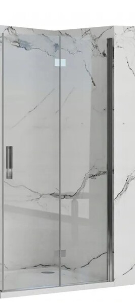 REA - SPRCHOVÉ DVERE Moliere 100 CHRÓM BEZ PROFILU REA-K6371