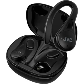 JVC HA-EC25TBU čierna / Bezdrôtové slúchadlá s mikrofónom / Bluetooth 5.1 / IPX5 / Nabíjacie púzdro