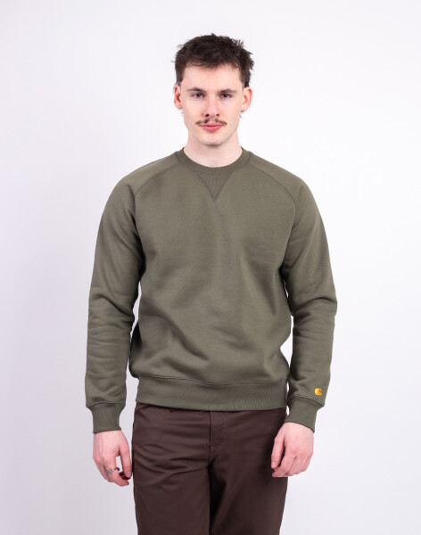 Carhartt WIP Chase Sweat Leaf/Gold L