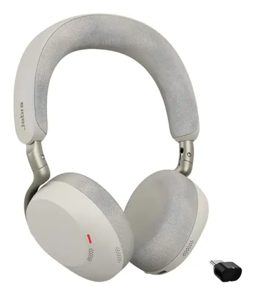 JABRA Evolve3 75 MS sivá / Bezdrôtové slúchadlá / mikrofón / ANC / USB-C + Bluetooth (37599-999-898)