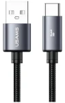 USAMS U91 Tarnish / Dátový kábel / USB-C - USB-A / 1m / 18W (SJ767USB01)