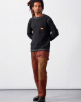 Service Works Waffle Contrast Thermal LS Tee Black/White M
