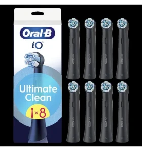 Oral-B iO Ultimate Clean EB8 čierna / Náhradná hlavica / 8 ks (iO UC EB8 Czarne)