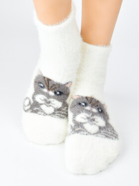 Noviti SP009 Puffy Cat ponožky 27-34 MIX 27-30