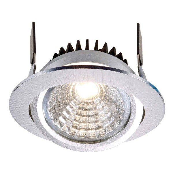 Deko Light 565309 COB-68 LED vstavané svetlo En.trieda 2021: G (A - G) pevne zabudované LED osvetlenie 12 W strieborná; 565309