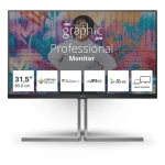 31.5" AOC U32U3CV čierna / IPS / 3840x2160 / 16:9 / 4ms / 1000:1 / 400cd-m2 / HDMI + DP + USB-C / VESA (U32U3CV)