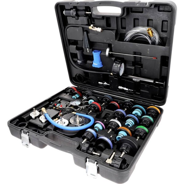 KS Tools 150.2300 Diagnostická servisná sada chladiaceho systému MASTER, 40-dielna; 150.2300