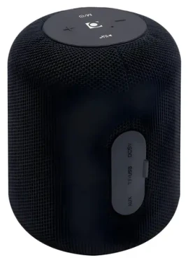 Gembird SPK-BT-15-BK čierna / Prenosný reproduktor / 5W / Bluetooth 5.0 / mikrofón / microSD / 1200 mAh (SPK-BT-15-BK)