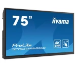 75" IIYAMA ProLite TE7504MIS-B2AG / 3840 x 2160 / 400cd / 1200:1 / HDMI + VGA + USB-C / USB / LAN / Repro (TE7504MIS-B2AG)