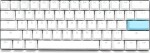 Ducky Ducky One 2 Pro Mini White Edition Gaming Tastatur, RGB LED - Kailh Red (US)