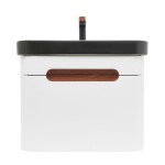 Kúpeľňová skrinka s umývadlom a batériou SAT Fusion 57,5x43x45 cm biela matná mat SATFUSION60WBKMBA SATFUSION60WBKMBA