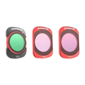 Sunnylife Sada filtrov pre DJI OSMO Pocket 4, Pocket 3 / Filter pre vreckovú kameru / CPL / ND8 / ND16 (OP4-FI220)