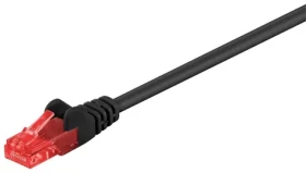 MicroConnect CAT6 U/UTP 2m CCA čierna / PVC (B-UTP602S)