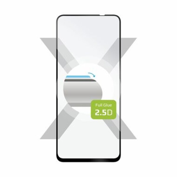 FIXED Full-Cover Ochranné tvrdené sklo pre Xiaomi Redmi Note 10 5G čierna / lepenie cez celý displej (FIXGFA-707-BK)