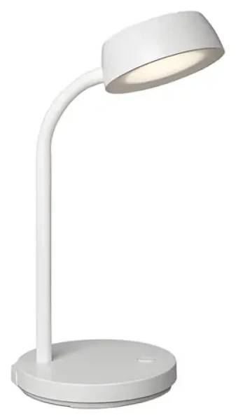 Maul MAULabby biela / LED stolná lampa / ohybné rameno / 585 lm / 3000K teplá biela (8200702)