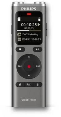 Philips DVT2075 / Diktafón / 8 GB / USB-C / microSD / 3.5 mm jack (DVT2075)