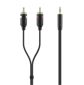 Belkin Audio kábel 1 x 3.5mm - 2 x RCA 2m/portable Y (F3Y116bt2M)