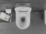 MEXEN - Lena Závesná WC misa vrátane sedátka s slow-slim, duroplast, biela/strieborná 30224004