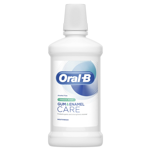 ORAL-B Gum & enamel care fresh mint ústna voda 500 ml