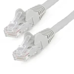 StarTech CAT6 UTP 1 m šedá / Sieťový kábel / LSZH / RJ-45 (N6LPATCH1MGR)