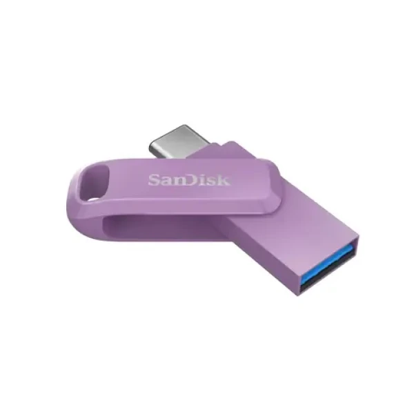 SanDisk Ultra Dual Drive Go fialová / Flash disk / 64 GB / USB 3.2 / USB-A + USB-C (SDDDC3-064G-G46L)